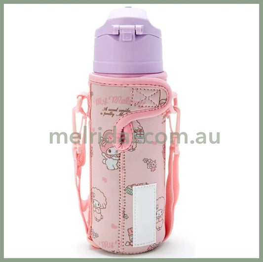 Sanrio | Stainless Steel Water Bottle With Cover My Melody 470Ml 日本三丽鸥 美乐蒂 不锈钢保温杯/保冷杯 附杯套