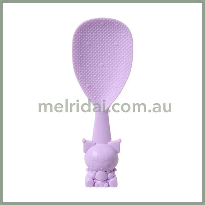 SANRIO | Standing Rice Paddle Dishwasher and Dryer Safe Non-stick Embossed Finish 22.8 x 10.0 x 3.0cm (Kuromi)
