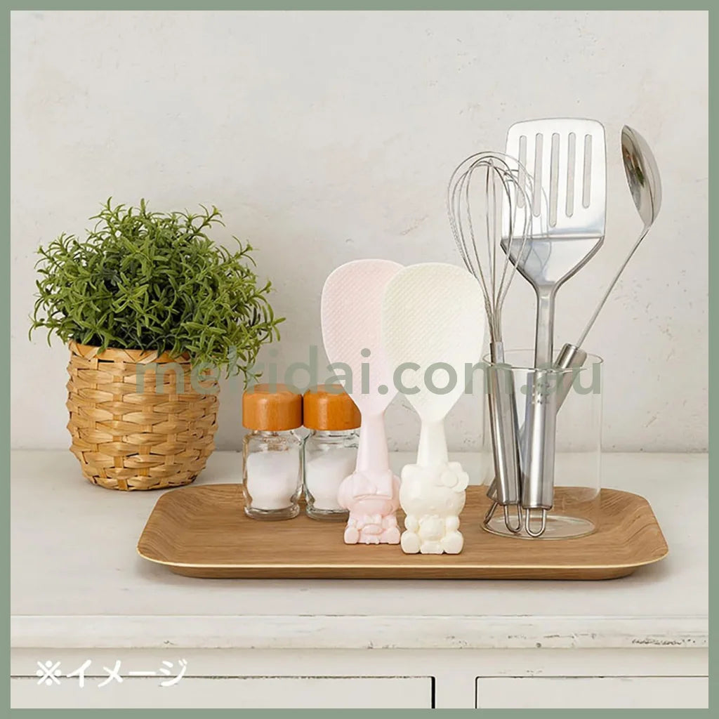 SANRIO | Standing Rice Paddle Dishwasher and Dryer Safe Non-stick Embossed Finish 22.8 x 10.0 x 3.0cm (Kuromi)