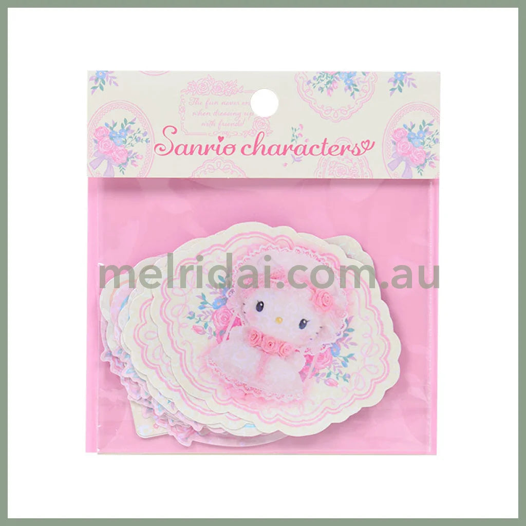 SANRIO | Sticker Set 100×3×108mm (White Frill Design)