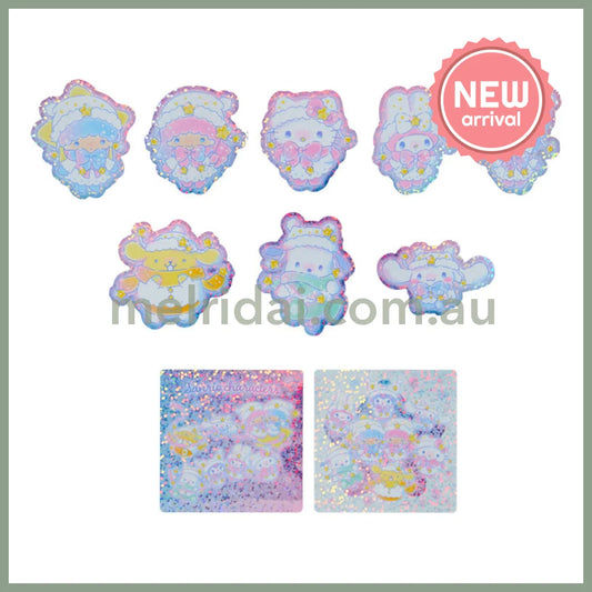 SANRIO | Sticker Set 120×5×115mm (Sparkling Winter)