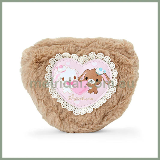 Sanrio Other Pouch (Heisei-Born Character Fluffy Heart) Sugar Bunnies