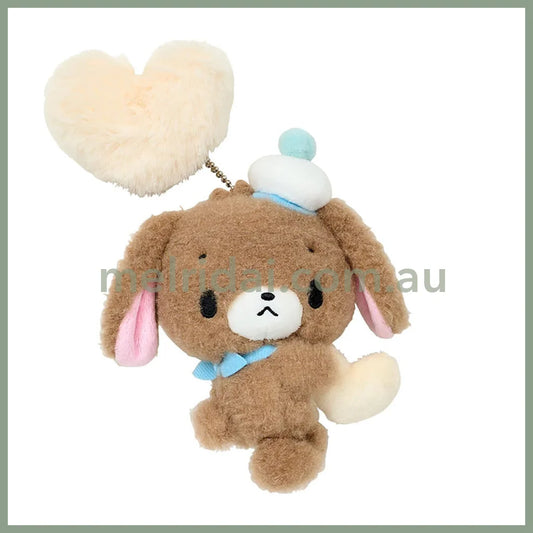 Sanrio Other Mascot Holder (Heisei-Born Character Fuwafuwa Heart) Sugarbunnies (Kurousa)