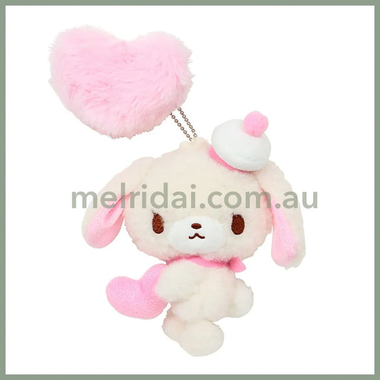 Sanrio Other Mascot Holder (Heisei Era Character Fluffy Heart) Sugarbunnies (Shirousa)