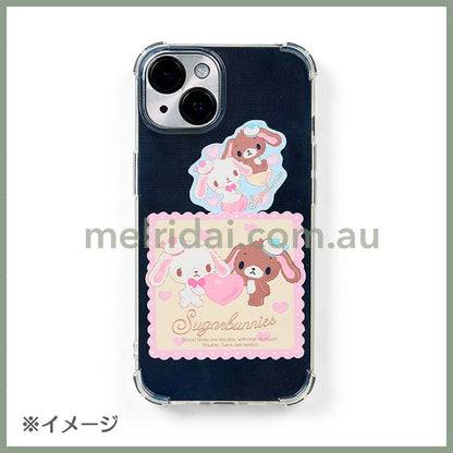 Sanrio | Sugarbunnies Sticker Set 12×9.5×11Cm (Heisei-Born Character Fluffy Heart)