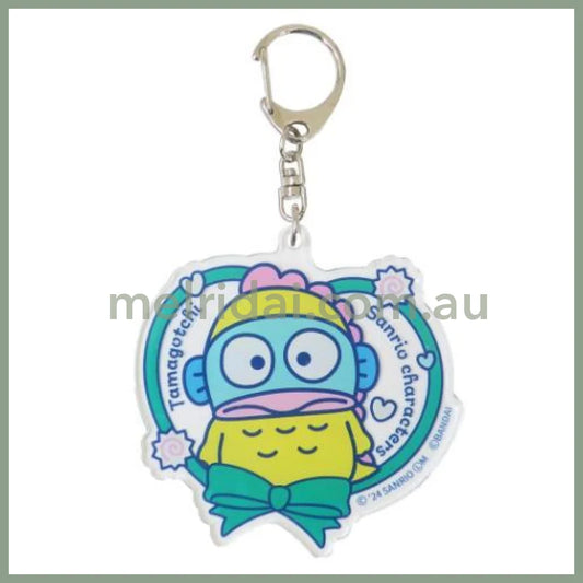 Sanrio × Tamagotchi | Acrylic Keychain 74×73×3mm (Hangyodon Heart)