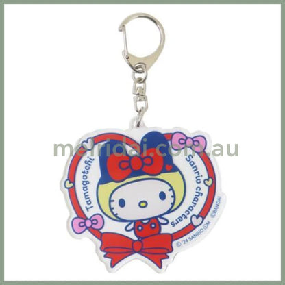 Sanrio × Tamagotchi | Acrylic Keychain 74×73×3mm (Hello Kitty Heart)