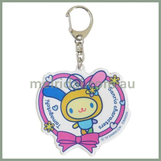 Sanrio × Tamagotchi | Acrylic Keychain 74×73×3mm (Usahana Heart)