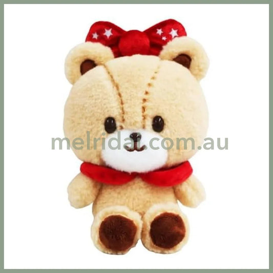 Sanrio | Tiny Chum Plush Doll 11.0 X 14.0 23.0Cm (Kitty Is Always By Your Side) 日本三丽鸥 凯蒂猫的小熊 毛绒玩偶/公仔