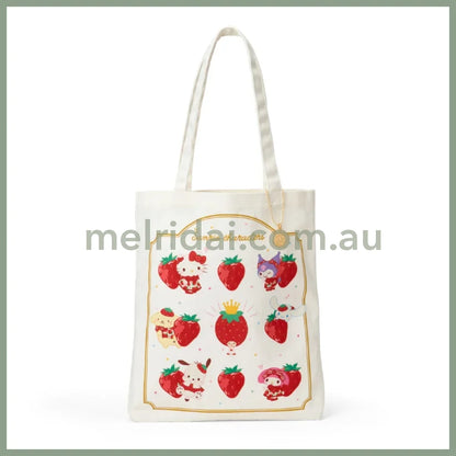 SANRIO | Tote Bag 32×5×37cm (Strawberry News 50th Anniversary)