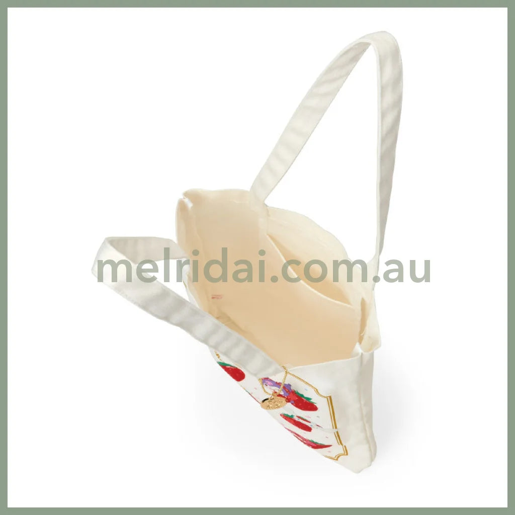SANRIO | Tote Bag 32×5×37cm (Strawberry News 50th Anniversary)