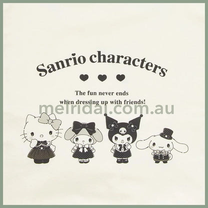 Sanrio | Tote Bag 38×8×40Cm (Tokimeki Sweet Party) 日本三丽鸥 丝绒蝴蝶结造型托特包/单肩包（天鹅绒派对）