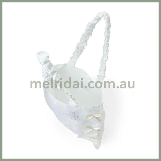 SANRIO | Tote Bag Cinnamoroll & Hello Kitty & My Melody 43.5 x 35.0 x 7.0cm (White Cat Ballerina)