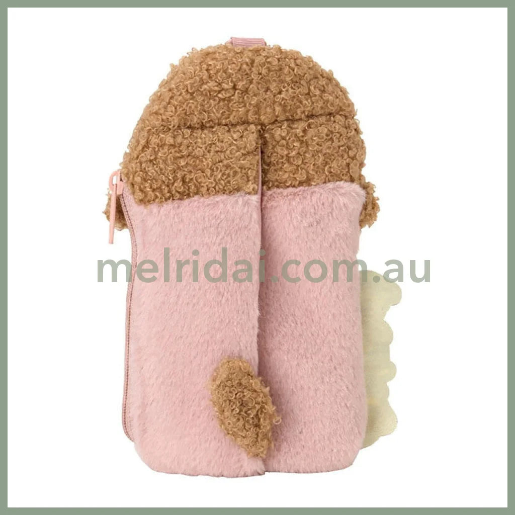 SANRIO | Toy Poodle Fluffy Card Holder & Tissue Pouch Keychain 9.2×6.6cm (Always Together My Pet)