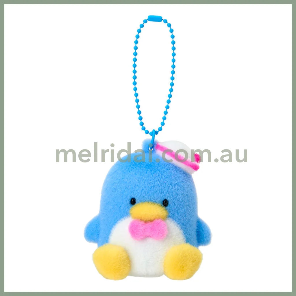 SANRIO | TuxedoSam Flocky Mascot Holder Keychain Bag Charm 50×45×70mm