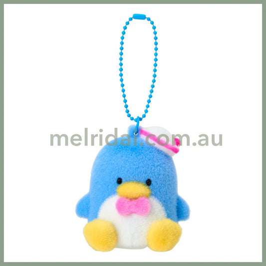 SANRIO | TuxedoSam Flocky Mascot Holder Keychain Bag Charm 50×45×70mm