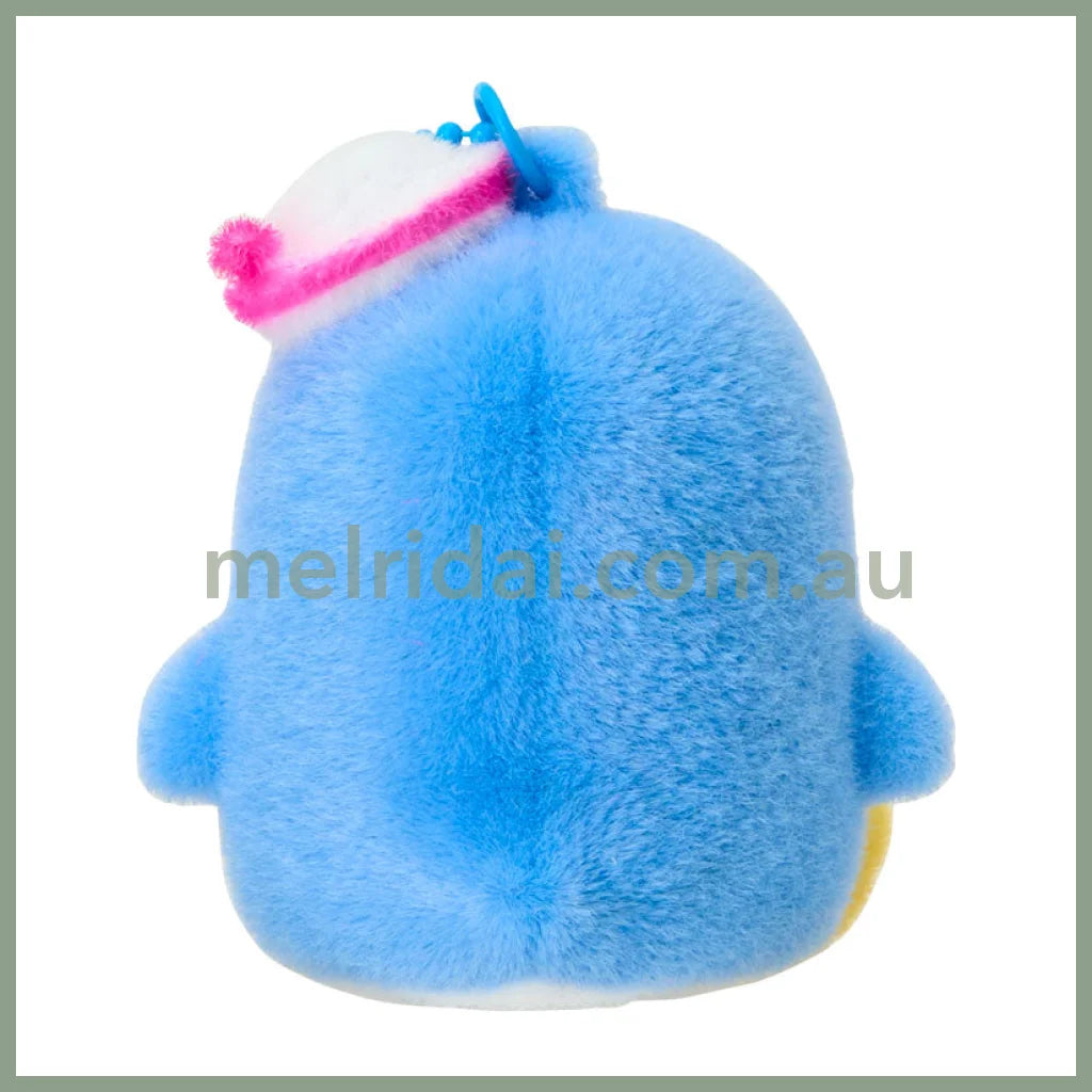 SANRIO | TuxedoSam Flocky Mascot Holder Keychain Bag Charm 50×45×70mm