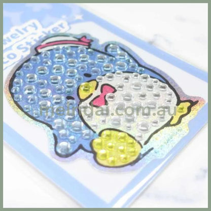 SANRIO | TuxedoSam Jewelry Deco Sticker 65×73×5mm (Gogo Gal Collection Glitter Face)
