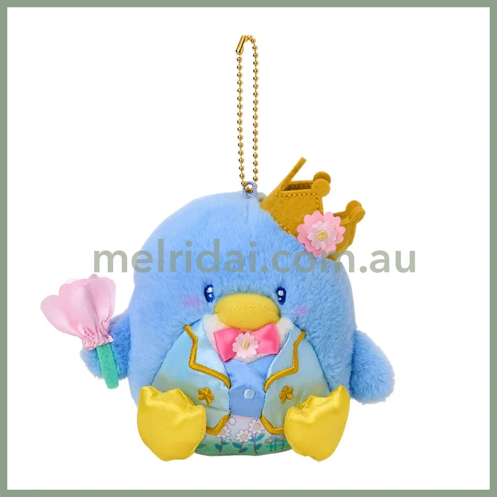 SANRIO | TuxedoSam Plush Keychain Mascot Holder Bag Charm W11 x H15 x D7.5 cm (Everyone Is The Star! Doki Doki Design)