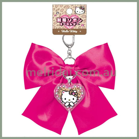 SANRIO | Uniform Ribbon Keychain H140×W110×D4mm (Hello Kitty)