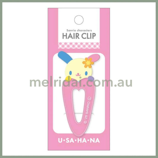 SANRIO | Usahana Acrylic Hair Clip 70×35×15mm (Heart)