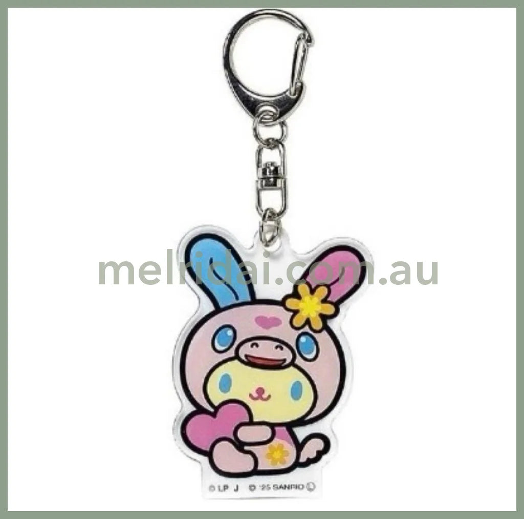 SANRIO | Usahana Acrylic Keychain 59×42×3mm (Rody Bounce Horse)
