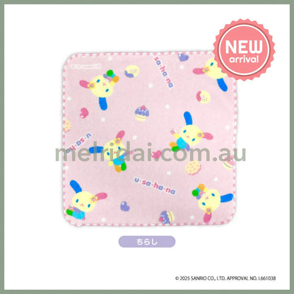 SANRIO | Usahana Mini Hand Towel 100% Cotton 250×250×3mm (Colorful)