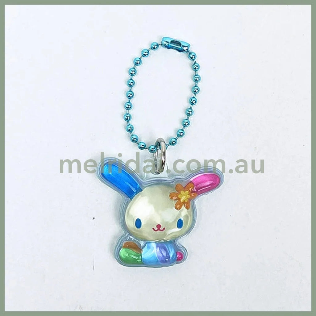 SANRIO | Usahana Plump Ball Chain Keychain Die-Cut Mascot 34x24x7mm