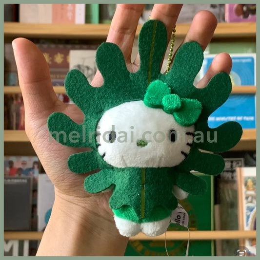 SANRIO | Wakame Hello Kitty Mascot Holder / Plush Keychain / Bag Charm 14.5cm Approx. (EXPO2025 - Japan Pavilion)