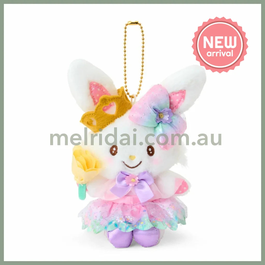 SANRIO | Wish me Mell Plush Keychain Mascot Holder Bag Charm W11 x H15 x D7.5 cm (Everyone Is The Star! Doki Doki