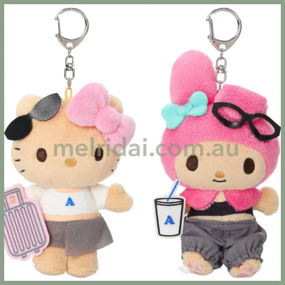 SANRIO x ALEXIA STAM | Hello Kitty Mascot Holder Plush Keychin Bag Charm (Tanned)