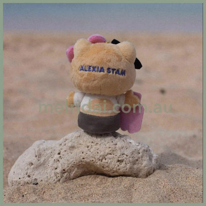 SANRIO x ALEXIA STAM | Hello Kitty Mascot Holder Plush Keychin Bag Charm (Tanned)