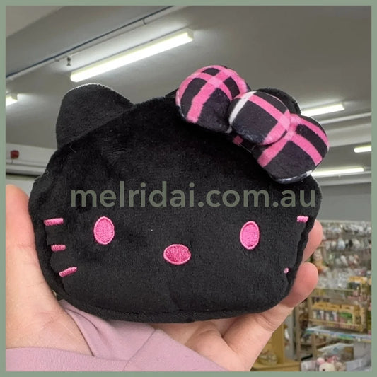 Sanrio X Avail | Black Hello Kitty Foldable Eco-Bag & Mini Pouch Keychain
