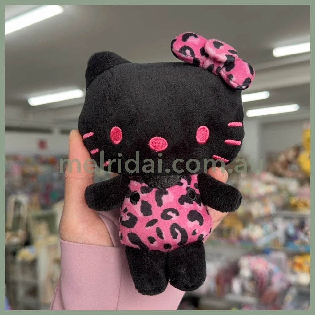 Sanrio X Avail | Black Hello Kitty Mascot Holder Plush Keychain
