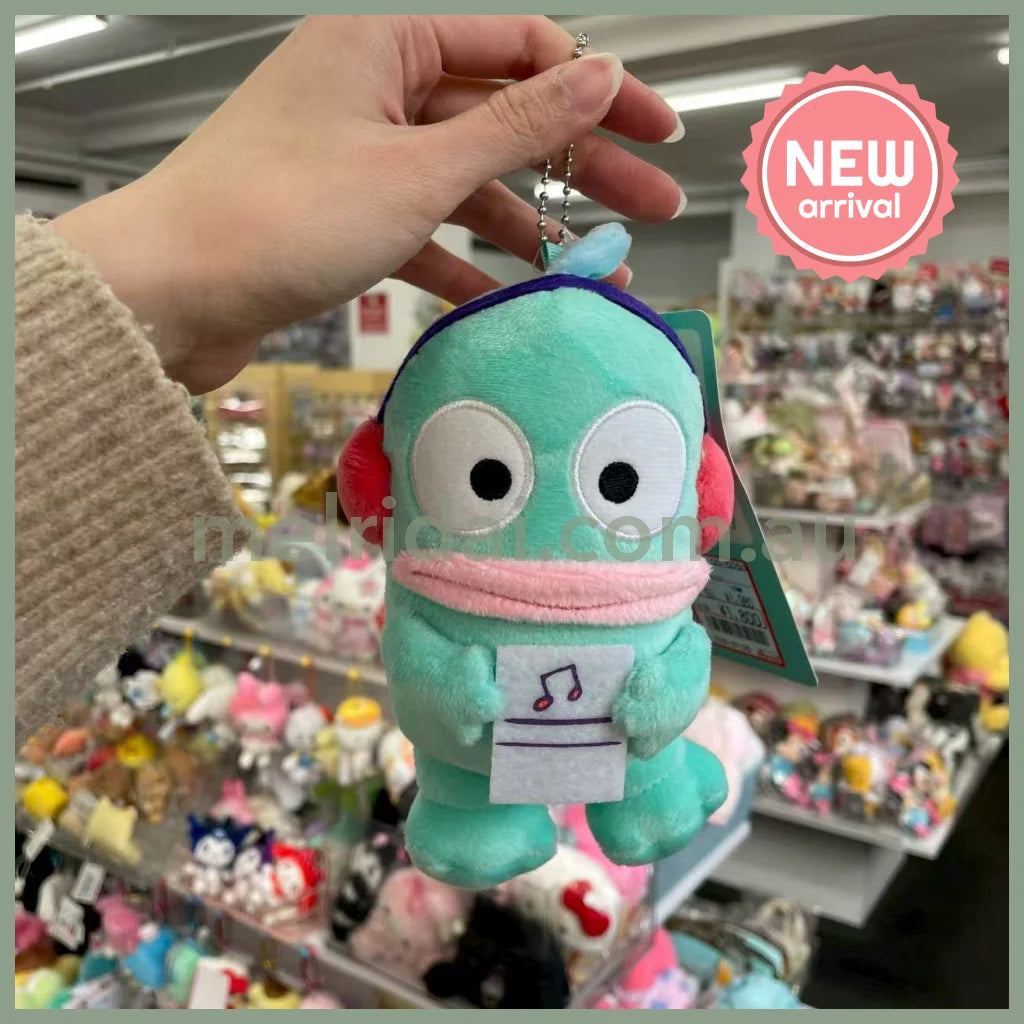 SANRIO x Avail | Hangyodon Mascot Holder Plush Keychain 14 x 12cm (Music)