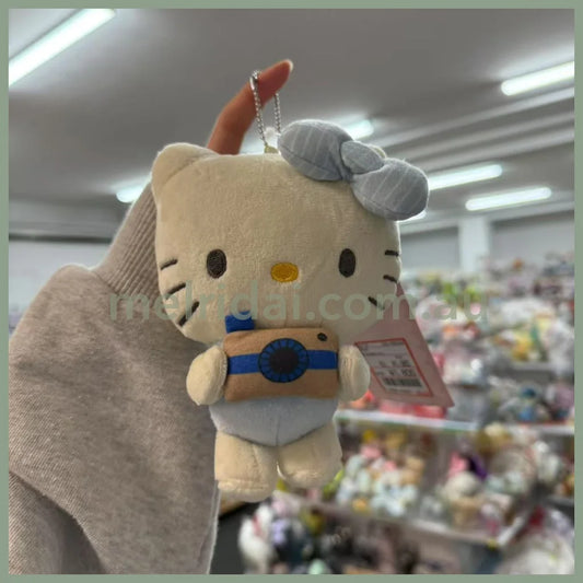 SANRIO x Avail | Hello Kitty 50th Anniversary Mascot Holder Plush Keychain 14 x 12cm (Camera)