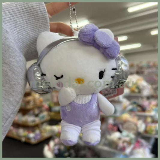 SANRIO x Avail | Hello Kitty 50th Anniversary Mascot Holder Plush Keychain 14 x 12cm (Earphone)