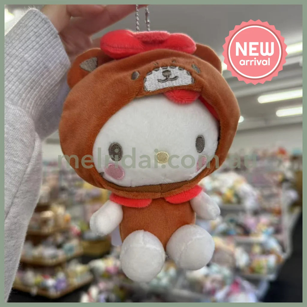 SANRIO x Avail | Hello Kitty 50th Anniversary Mascot Holder Plush Keychain 14 x 12cm (Tiny Chum)