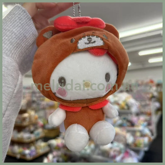 SANRIO x Avail | Hello Kitty 50th Anniversary Mascot Holder Plush Keychain 14 x 12cm (Tiny Chum)