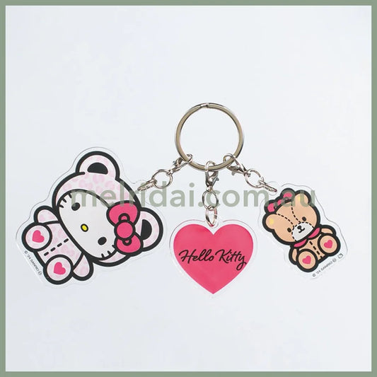 Sanrio X Avail | Hello Kitty Acrylic Key Charm Set (Leopard)