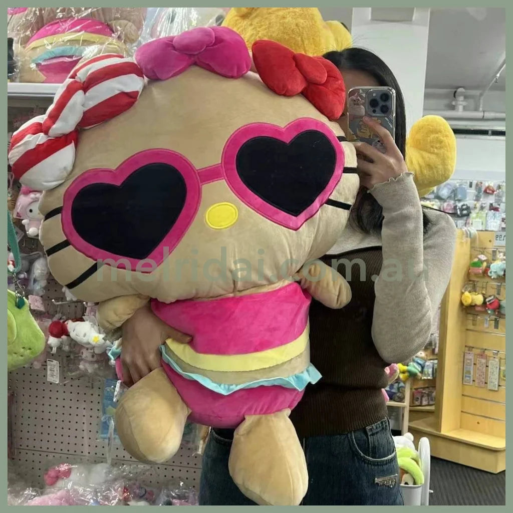 【Pick Up Only】Sanrio X Avail | Hello Kitty Plush Toy Xl Size 80Cm (Sunglass)