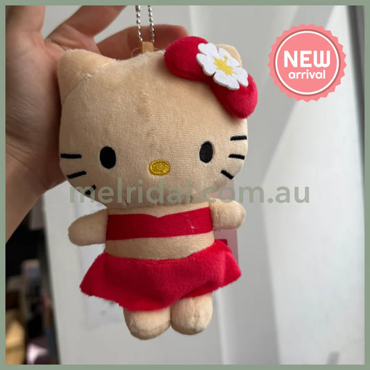 SANRIO x Avail | Tanned Hello Kitty Mascot Holder Plush Keychain Bag Charm