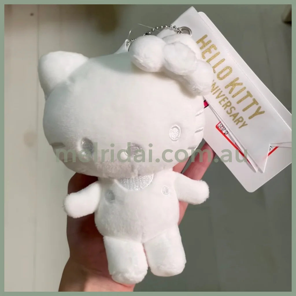 【Limit One/Customer】Sanrio X Avail | White Hello Kitty Mascot Holder Plush Keychain