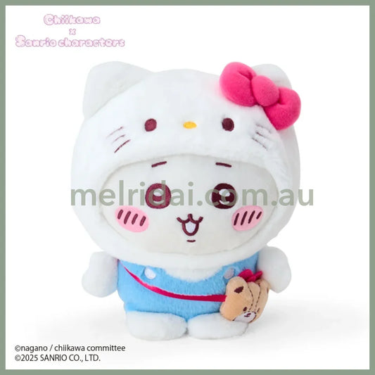 SANRIO x CHIIKAWA | Hello Kitty Chiikawa Plush Toy Plush Doll 20×13×19cm