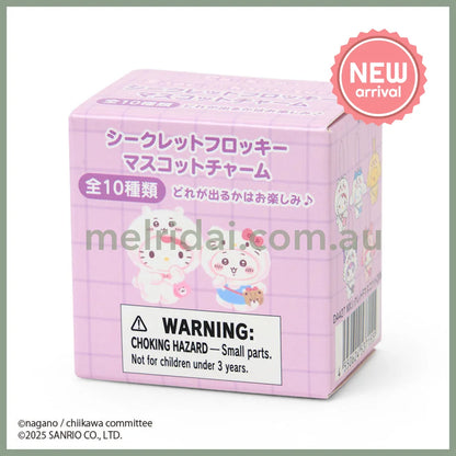 SANRIO x CHIIKAWA | Secret Flocked Mascot Charm Blind Box 50×37×53mm
