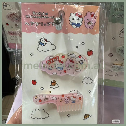 SANRIO x Choigosim | Hello Kitty Acrylic Hair Clip Set