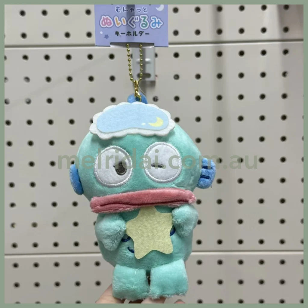 SANRIO x Crux | Hangyodon Plush Keychain Bag Charm Mascot 190×160×70mm (Munyatto)
