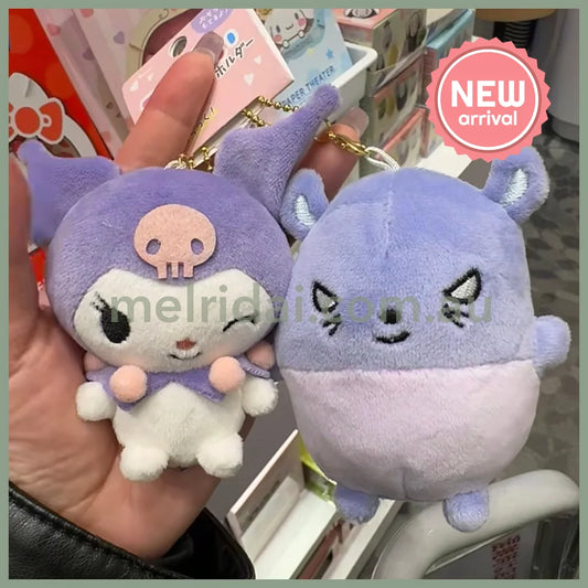 SANRIO x CRUX | Kuromi Baku Nico Magnetic Plush Keychain Set 170 x 130 x 55mm