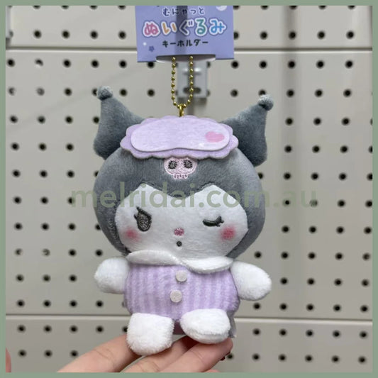 SANRIO x Crux | Kuromi Plush Keychain Bag Charm Mascot 190×160×70mm (Munyatto)