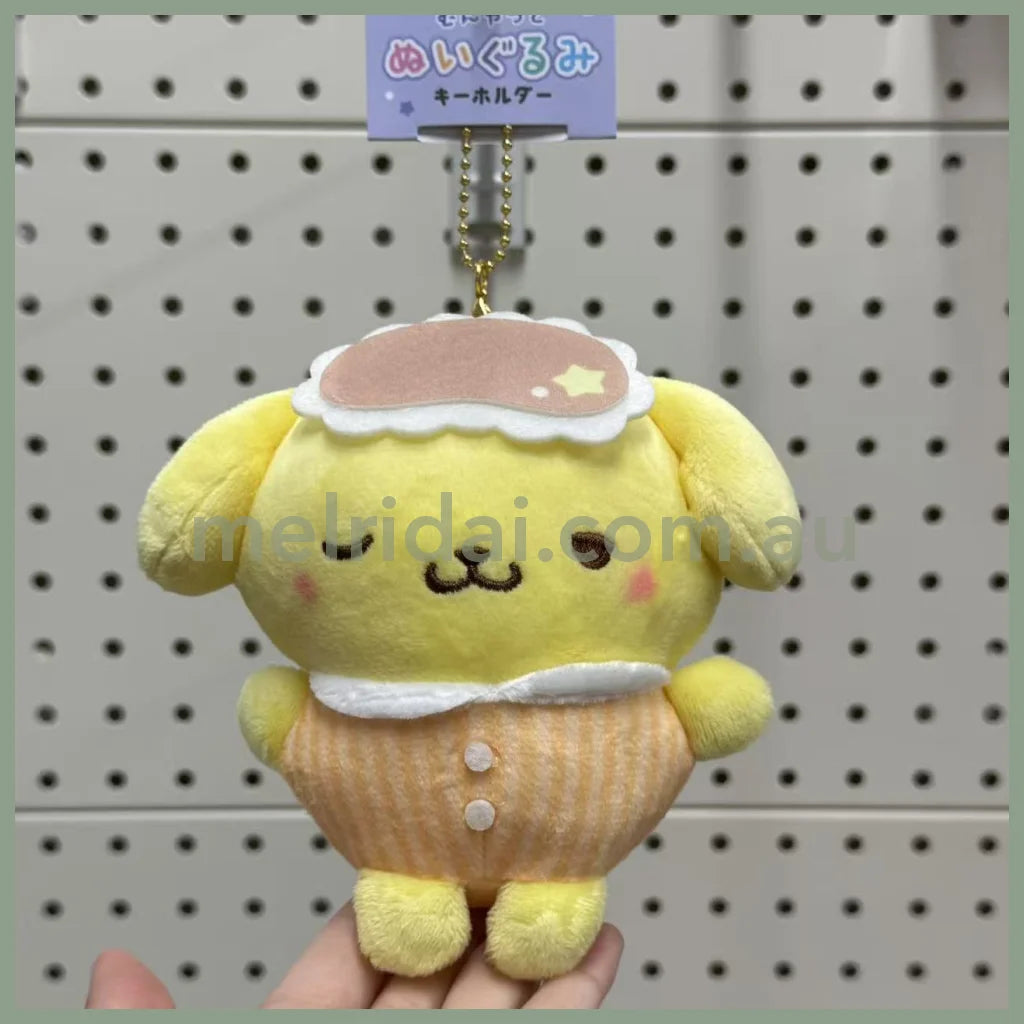 SANRIO x Crux | Pom Pom Purin Plush Keychain Bag Charm Mascot 190×160×70mm (Munyatto)